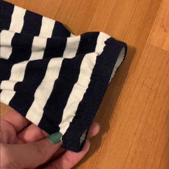 J. Crew Striped Off-the-Shoulder Top - Picture 2 of 3